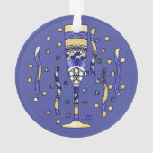 新年トーストアクリルオーナメント オーナメント (裏面)