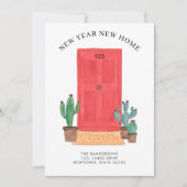 新年ニューホームレッドドアムービング 案内状 (正面)