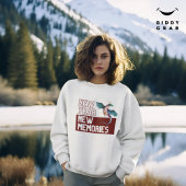 新年ニューメモリーズドラゴンさくらんぼレッド スウェットシャツ