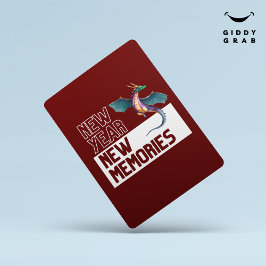 新年ニューメモリーズドラゴンさくらんぼレッド 招待状