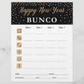 新年バンコパーティーゲームスコアカード (正面)