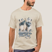 新年パンダ Tシャツ (正面)