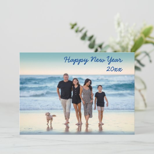 新年パーソナライズされたの挨拶: シーズンカード (スタンド正面)