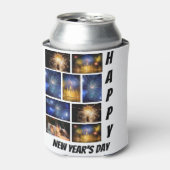 新年パーソナライズされたの9写真集 缶クーラー (缶正面)