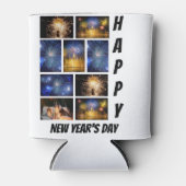 新年パーソナライズされたの9写真集 缶クーラー (正面)