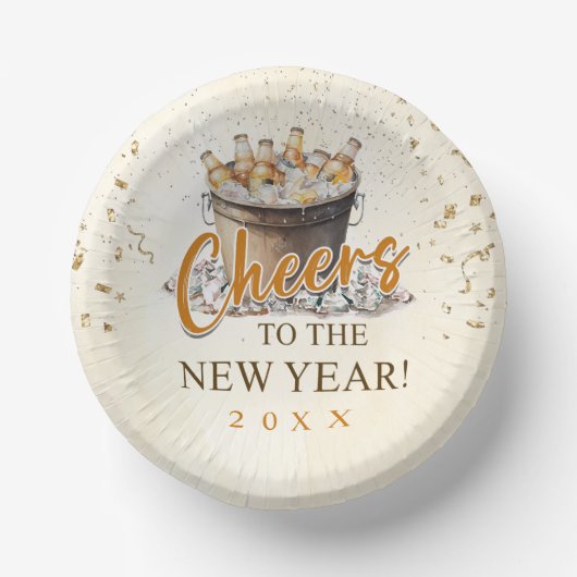新年パーティーを祝おう ペーパーボウル (正面)