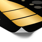 新年パーティーフォトブースフレームプロップ ポスター (角)