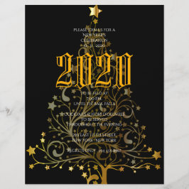 新年パーティーベネフィットGalaフライヤー チラシ