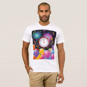 新年パーティーメンズTシャツ Tシャツ (正面フル)