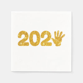 新年パーティー2025 - Happy New Year 2025 スタンダードカクテルナプキン