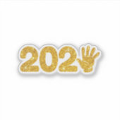 新年パーティー 2025 - 謹賀新年 2025 シール (正面)
