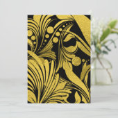 新年フェイクの願いを込めた金箔 案内状 (スタンド正面)