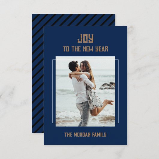 新年フラットサンキューカード サンキューカード (正面/裏面)