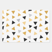 新年ブラックと金ゴールドセット3 ラッピングペーパーシート (正面2)