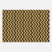 新年ブラックと金ゴールドセット3 ラッピングペーパーシート (正面)