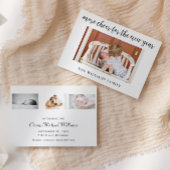 新年ベビー予算誕生の発表カード