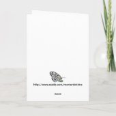 新年マルティーニ眼鏡、新年おめでとう シーズンカード (裏面)