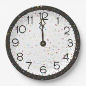 新年ミッドナイトクロックパーティー ペーパープレート (正面)