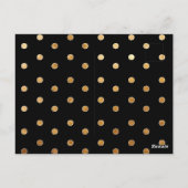 新年モダンのカスタム休日の写真ポストカード ポストカード (裏面)