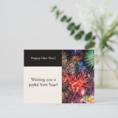 新年モダンの黒花火大会 シーズンポストカード (スタンド正面)