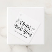 新年モダンメッセージカードへの応援 フェイバータグ (インサイチュ)