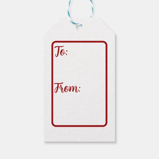 新年中国のうさぎギフトラベル ギフトタグ (裏面)