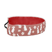 新年中国のうさぎ模様 アスレチックヘッドバンド (左)