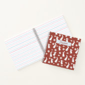 新年中国のうさぎ模様 ノートブック (内部)