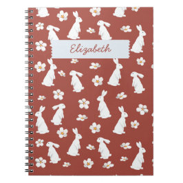 新年中国のうさぎ模様 ノートブック