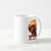 新年中国のおめでとう中国のドラゴン コーヒーマグカップ (正面右)