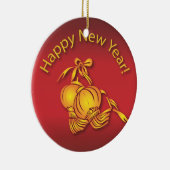 新年中国のおめでとう! セラミックオーナメント (右)