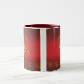 新年中国のおめでとう! ツートーンマグカップ (中央)