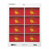 新年中国のおめでとう！ ラベル (フルシート)