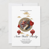 新年中国のおめでとう 招待状 (正面)