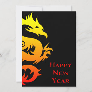 新年中国のおめでとう:辰年2012 招待状