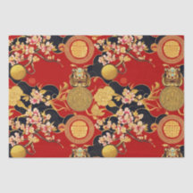 新年中国ののアジアのモダンパターン