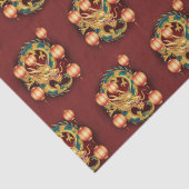 新年中国ののアジアのモダンパターン 薄葉紙 (詳細)