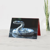 新年中国ののスネーク2025年磁器HGC シーズンカード (裏面)