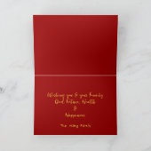 新年中国ののスネーク2025年磁器HGC シーズンカード (内部)