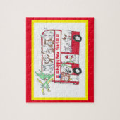 新年中国ののバス – Year of the Tiger ジグソーパズル (縦)