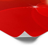 新年中国ののランタンとドラゴンのポスター ポスター (角)