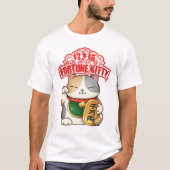 新年中国のの三毛猫 Tシャツ (正面)