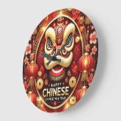 新年中国のの時計 ラージ壁時計 (傾斜)