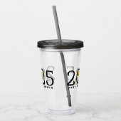 新年中国のの漫画ヘビ アクリルタンブラー (左)