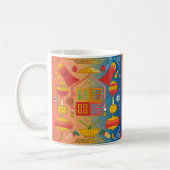 新年中国のの贈り物アイディア コーヒーマグカップ (左)