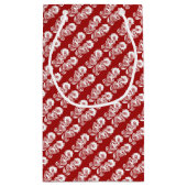 新年中国のオリエンタルドラゴン スモールペーパーバッグ (裏面)