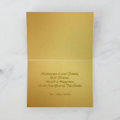 新年中国のスネークダブルゴールデン紙カットGC シーズンカード (内部)