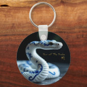 新年中国のスネーク2025年磁器BRK キーホルダー (正面)