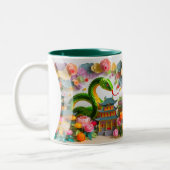 新年中国のスネーク2025折り紙2TM7 ツートーンマグカップ (左)