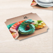 新年中国のスネーク〔占星術の〕十二宮図誕生日PC ペーパーコースター (アングル)